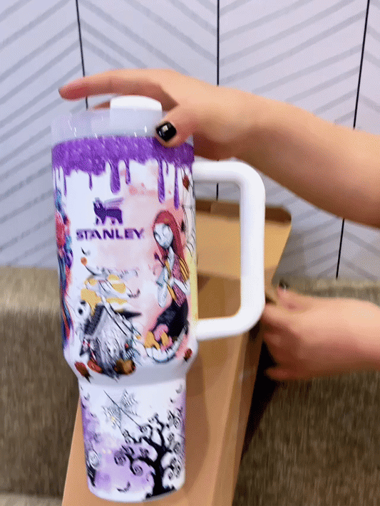 Hauntidays™ Sally x Jack Skellington 40oz Tumbler