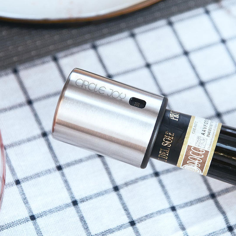 Vacuum-Memory Wine Stopper
