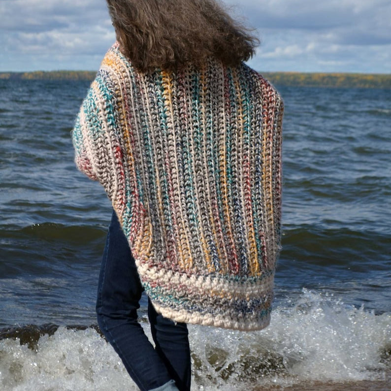 Luxe Oversized Shrug Crochet Pattern