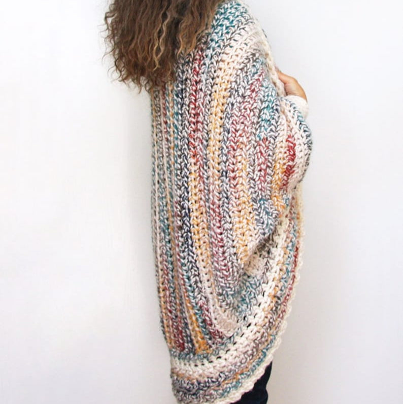 Luxe Oversized Shrug Crochet Pattern