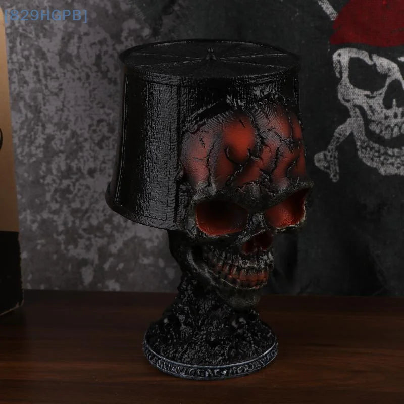 Halloween Gothic Skull Lamp