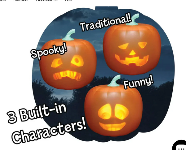Spooky Singing Pumpkin Light
