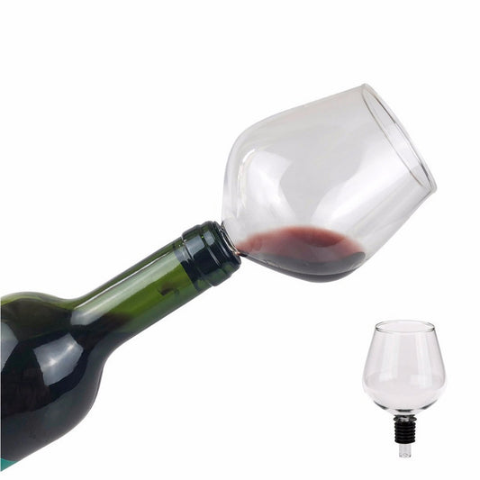 Heat-Resistant Glass Wine Dispenser 100 ml | Modern Minimalist, Drip-Free